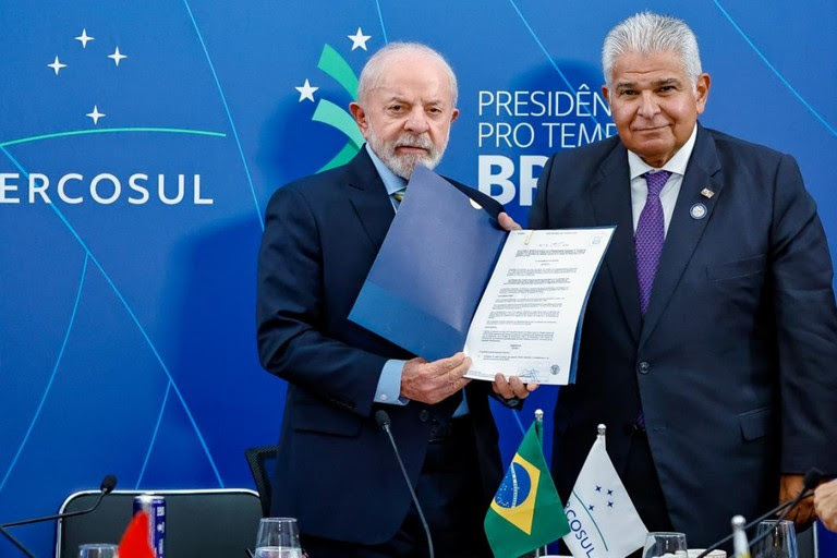 Lula tem reunião bilateral com o presidente do Panamá, José Raúl Mulino